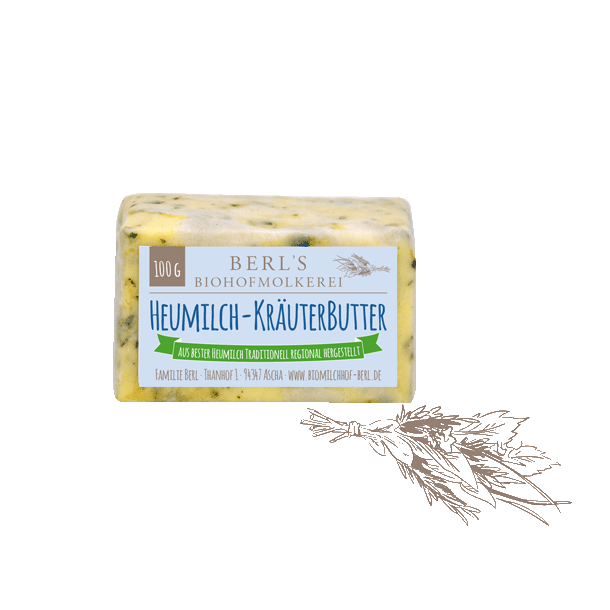 Heumilch-Kräuterbutter