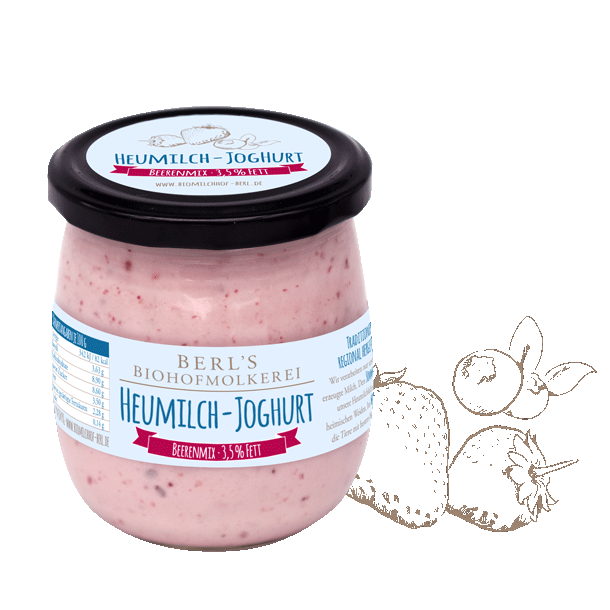 Heumilch Joghurt Beerenmix