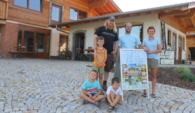 Lucki Maurer zu Besuch bei den Berls