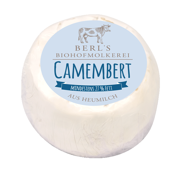 Berls Camembert oder auch Camemberl in der Verpackung